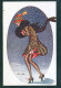 19131 X. Sager - A Tous Les Vents - Série 169 - Jeune Fille Dans Une Tempête De Neige Avec Chapeau Et Longue écharpe - Sager, Xavier