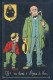 19145 X. Sager -  Eh ! Va Donc ! S'pèce De Singe - Petit Homme Causant Avec Un Grand Aux Allures D'un Singe. - Sager, Xavier