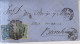 Año 1876 Edifil 175-183 Carta  Matasellos Rombo Taladro Bilbao Julian M. De Aguirre - Briefe U. Dokumente