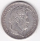5 Francs 1831 B Rouen, Louis Philippe I, En Argent, Gad# 677a - 5 Francs