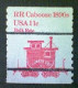 United States, Scott #1905a, Used(o), 1984 Coil, Transportation Series: Caboose Of 1890s, 11¢, Red - Gebraucht