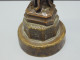Delcampe - -STATUE Du CHRIST BRONZE Belle PATINE Médaille XVIII/XIXe/socle Bronze Jésus    E - Religieuze Kunst