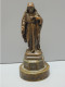 Delcampe - -STATUE Du CHRIST BRONZE Belle PATINE Médaille XVIII/XIXe/socle Bronze Jésus    E - Religiöse Kunst