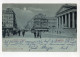 450 - BRUXELLES - Boulevard Anspach * Carte Dite "à La Lune" *1898* - Parks, Gärten
