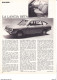 3 Feuillets De Magazine Lancia Beta 1972, HPE 1976, Coupé 1976 - Voitures