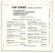 EP 45 TOURS LEO FERRE L'ILE SAINT LOUIS 1956 FRANCE Le Chant Du Monde ‎ 45 3011 - Other - French Music