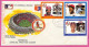 Ag1618 - GRENADA - Postal History - FDC COVER + Stamps On Card - 1988 BASEBALL - Honkbal
