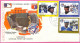 Ag1620 - GRENADA - Postal History - FDC COVER + Stamps On Card - 1988 BASEBALL - Base-Ball