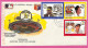 Ag1623 - GRENADA - Postal History - FDC COVER + Stamps On Card - 1988 BASEBALL - Baseball
