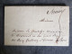 Lettre France Marque Postale Pour St Germain A Paris Au Départ De Semur 1744 Avec Tampon A L Intérieur A Voir - 1701-1800: Precursori XVIII