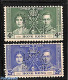 Hong Kong 1937 2 SPECIMEN Perfs Unused Without Gum, Unused (hinged) - Unused Stamps