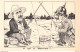 POITIQUE SATIRIQUE - Crise Marocaine - Maurice Rouvier Et L'empereur Guillaume II  - Illustrateur G. LION - 1906 CPA - Sátiras
