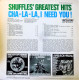 * LP *  THE SHUFFLES - GREATEST HITS (on Artone Featuring ALBERT WEST) (Holland 1972 EX-) - Disco, Pop