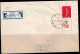 ISRAEL 1957 REGISTERED COVER SENT IN 21/1/57 FROM RAFIAH ( GAZA ) TO TEL-AVIV VF!! - Covers & Documents