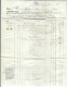 FRANCE Préphilatélie 1851: LAC D' Orléans (Loiret) Pour Falaise (Calvados) Taxée 25c Au Tampon - 1801-1848: Précurseurs XIX