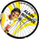 Alain BONDUE, Autographe  2 Scans. Cyclisme. Système U 1987 Diam 13,2 Cm - Wielrennen