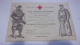 1892 SOCIETE DE SECOURS BLESSES MILITAIRES CROIX ROUGE GRAND BAZAR DE LA CHARITE SOLDAT MARIN - Documenten