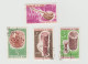 Delcampe - Tchad Lot 28 Timbres Animaux - Teinturier, Tanneur, Textile, Couseur, Abattoir, L'art, Tambour, Guitare - Tschad (1960-...)