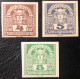 AUSTRIA 1920 4.5.8 Heller Newspaper Stamps - Unused Stamps