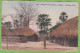 Rare Vue Colorisée CPA SENEGAL Village Diola Animé - Sénégal