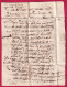 MARQUE MANUSCRIT DE BECHEREL 1735 ILLE ET VILAINE LENAIN N°1 INDICE 19 POUR RENNES LETTRE - 1701-1800: Voorlopers XVIII