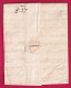 MARQUE MANUSCRIT DE LIBOURNE 1746 GIRONDE INDICE 14 POUR BORDEAUX LETTRE - 1701-1800: Vorläufer XVIII