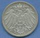 Deutsches Reich 1 Mark Kursmünze 1892 F, J 17 Vz (m5812) - 1 Mark