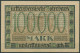 Württembergische Notenbank 100000 Mark 1923, WTB-16 Leicht Gebraucht (K1586) - Other & Unclassified