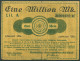 Nieder-Ingelheim Konserven-AG 1 Mio Mark 1923, Keller 3915 B, Gebraucht (K1616) - Other & Unclassified