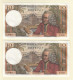 12x 10 Francs VOLTAIRE FRANCE Type 1963 F.62.47 P.630 SUP Série X12 - 10 F 1963-1973 ''Voltaire''