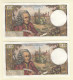 Delcampe - 12x 10 Francs VOLTAIRE FRANCE Type 1963 F.62.47 P.630 SUP Série X12 - 10 F 1963-1973 ''Voltaire''