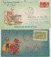 VIETNAM - Lot De 5 Lettres Illustrées - L3 - Viêt-Nam