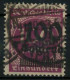 DEUTSCHES REICH 1923 HOCHINFLA Nr 289a Gestempelt Gepr. X89917A - Oblitérés