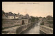 59 - MAUBEUGE - ENTREE DE LA SAMBRE EN VILLE - CARTE COLORISEE - Maubeuge