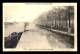 75 - PARIS - INONDATIONS DE 1910 - LIGNE DE CHEMIN DE FER DES INVALIDES - FAC SIMILE D'AUTOGRAPHE DE CECILE SOREL AU VER - Paris Flood, 1910