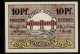 Notgeld Hadersleben 1920, 10 Pfennig, Plebiscit Slesvig  - Dinamarca