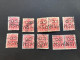 (stamps 7-5-2024) Very Old Australia Stamp - 10 O.S PERFIN Stamps (perforée) - Perfin