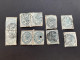 (stamps 7-5-2024) Very Old Australia Stamp - NSW Half Penny X 10 Stamps - Gebruikt