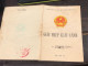 VIET NAM -OLD-GIAY PHEP-ID PASSPORT-name-ung Hin-1980-1pcs Book - Collections