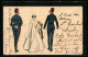 Künstler-AK Raphael Tuck & Sons Nr. 872: Rückenansicht Von Zwei Soldaten Und Braut Mit Kinderwagen  - Tuck, Raphael