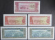10 Geldscheine Banknoten Volksrepublik Laos P-25-P-30 1-100 Kip Bankfrisch UNC - Autres & Non Classés