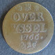 Münze Niederlande Overyssel Duit 1766 Ss - Autres & Non Classés