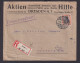 Deutsches Reich R Brief EF Germania Mit Innenliegend Schöner Lithographierter - Briefe U. Dokumente