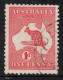 AUSTRALIA 1913 1d RED KANGAROO (DIE I) STAMP PERF.12 WMK 2  SG.2 VFU. - Usados