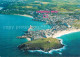 73246160 St Ives Cornwall Fliegeraufnahme Longships Hotel St Ives Cornwall - Andere & Zonder Classificatie