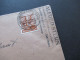 18.8.1948 Bizone Bandaufdruck Nr.44 I EF Firmen Stempel Alfred Stern Korbmöbel Lendringsen Kreis Iserlohn Bieberkamp - Lettres & Documents