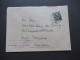 1948 Bizone Netzaufdruck MiF Nr.42 II EF Abs. Stempel Verbandsberufschulen Menden - Hemer In Menden / Ortsbrief - Storia Postale