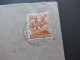 KOntrollrat 1947 Tagesstempel Unna Land Firmenumschlag Metallwarenfabrik Unna Stephani & Paschedag Unna Westf. - Lettres & Documents