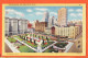 08068 ● Carte Toilée SAN-FRANCISCO California Union Square 1950s STANLEY PILTZ 3b-H1034 - San Francisco