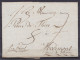 L. Datée 14 Avril 1797 De LIPPSTADT Pour HODIMONT Près VERVIERS - Port "5" Barré Corrigé En "7" - Man. "fco Wesel" - 1794-1814 (Periodo Francese)